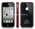 Бампер для iPhone 4 и 4S SGP Neo Hybrid 2S Vivid, цвет красный (SGP08358)