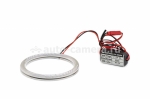 Автосвет Ангельские глазки COB (Chip-On-Board) 2,5" круглые 85 мм. в корпусе для внешней установки