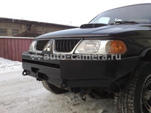 Передний силовой бампер RusArmorGroup для Mitsubishi Pajero Sport до 2000 г без кенгурина для MITSUBISHI